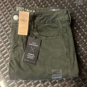 American Eagle Jeggings - 10R Green